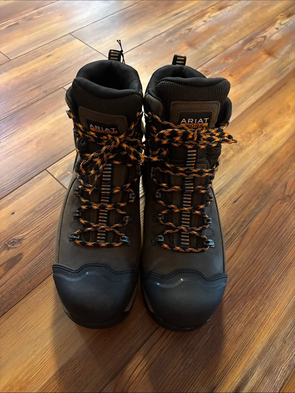 Ariat Men's Brown and Orange Work Boots NWT